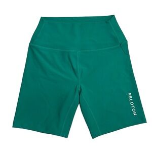 NWT PELOTON Cadent High Rise Bike Short Green